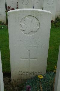 Canada Cemetery Tilloy Les Cambrai - Watson, A W